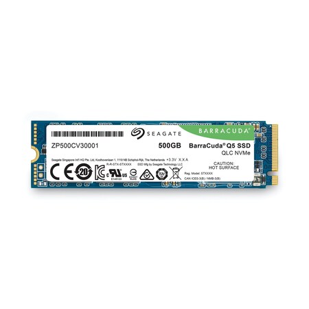 Seagate BarraCuda Q5 Internal Solid State Drive, 500 GB, PCIe ZP500CV3A001